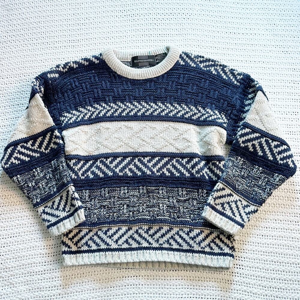 Vintage Expressions Acrylic Sweater